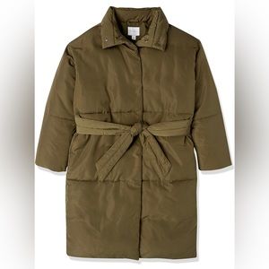 Women's Padded Belted Puffer Jacket